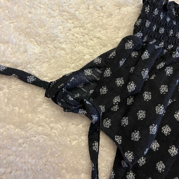 Bobbi Brooks Boho Off the Shoulder Blouse w/ Tie Sleeves - Picture 6 of 9